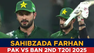 Sahibzada Farhan Dominates! 🏏🔥 Brilliant 74 | Pakistan vs Bangladesh | 2nd T20I 2025 | M3L1T