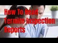 How to Read Termite Inspection Reports