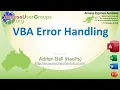 AEA VBA Error Handling with Adrian Bell and Kent Gorrell