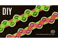 Beaded Zig Zag Wave Bracelet Tutorial by Macrame School
