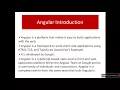 Angular introduction tutorial-1