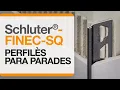 Como instalar perfiles de acabado en los cantos de paredes Schluter -FINEC-SQ