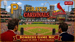 LIVE Pirates vs Cardinals GOING FOR THREE IN A ROW - Play by Play Reaction Game 139 of 162