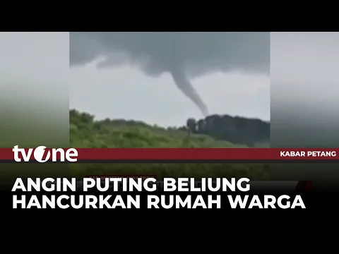 Penampakan Angin Puting Beliung di Kab. Magetan Terekam Kamera Amatir!