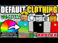 Is It Possible To Change The Default Clothing Colour ROBLOX