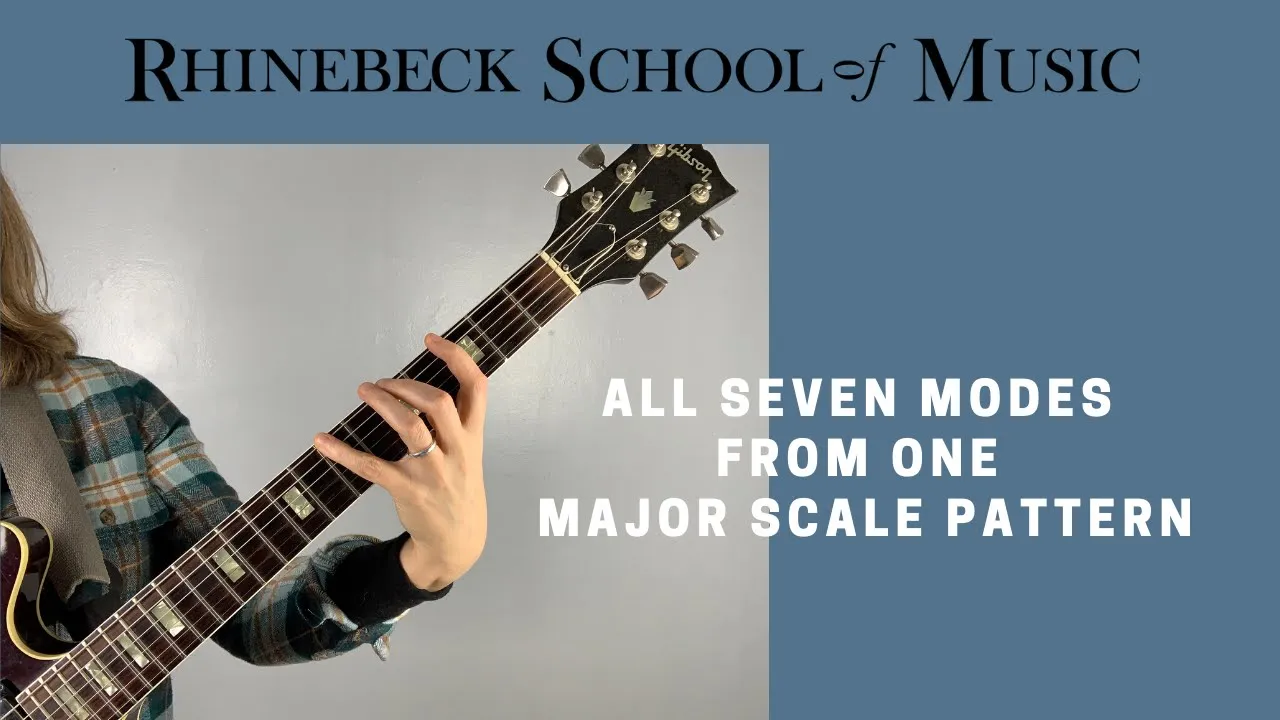 Seven Modes From One Major Scale Pattern