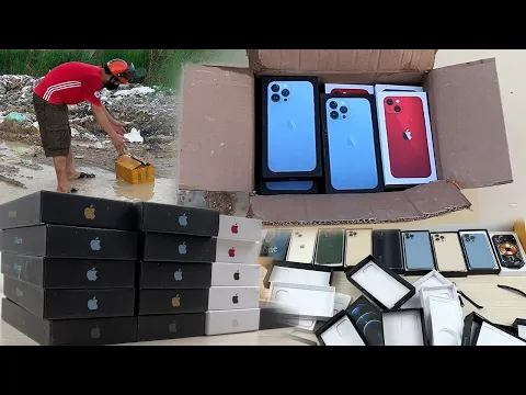 Download MP3 i Found Many New iPhone 13 Pro Max Box on The Road - How to restore Cracked Phone