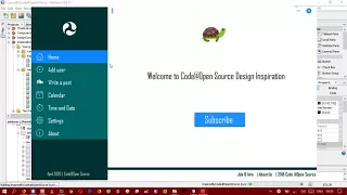 Java Swing Netbeans UI inspiration 10 Left side Nav Bar