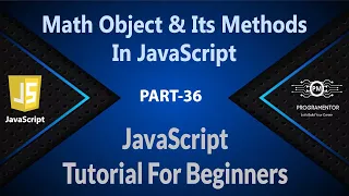 36 Math Object And Its Methods In JavaScript Math Functions JavaScript JS