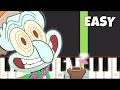 Squidward's Tiki Land - EASY Piano Tutorial