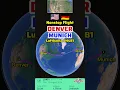 Denver to Munich Flight Route with Lufthansa LH481 Airbus A380