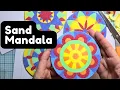 Create a Vibrant Sand Mandala mixed media craft kit tutorial