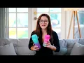 CHILLOUT LIFE Insulated Water Bottle with Straw Lid for Kids and Adult Cute Waterproof Stickers