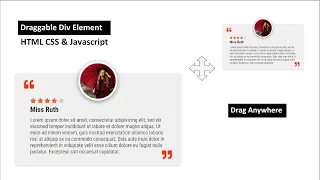Draggable Html Element In Javascript Draggable Div In Javascript