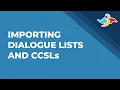 Importing dialogue lists and CCSLs in EZTitles Episode 25