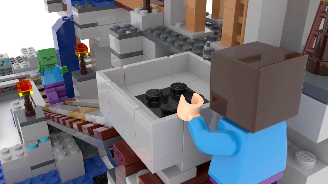 The Nether Fortress - LEGO Minecraft  - Designer Video 21122. 