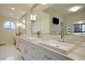 Bathroom The Beauty of White Framed Bathroom Mirror