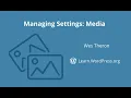 Managing Settings Media