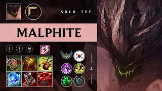 Malphite Top vs Aatrox - KR Challenger Patch 26 04