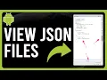 How to View JSON Files on Android How to Read a JSON File in Android
