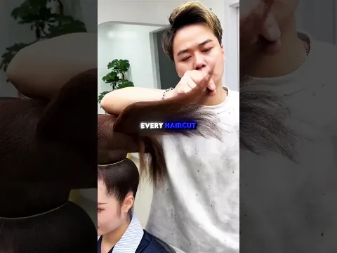 When he cuts hair, it always looks insane...