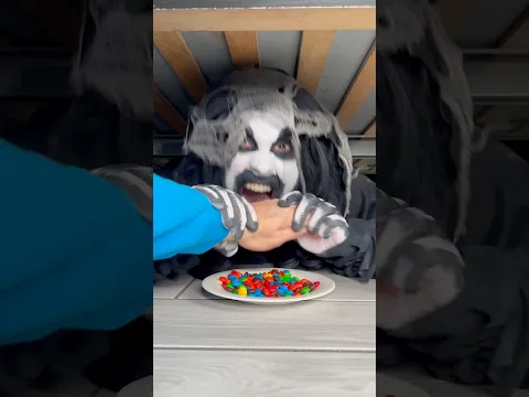 Monster bites my hand 🤣