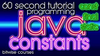 Constants in Java -