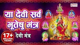 ya devi sarva bhuteshu shakti rupena samsthita devi suktam durga mantra