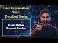360 Greedy Method Knapsack Problem Design Analysis of Algorithms