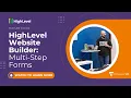 Build Multi-Step Forms in HighLevel Website Builder