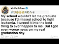 Download Lagu [FULL STORY]My school blocked me from graduating for leukemia. I made it a win, until graduation day
