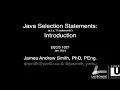 Class Selection Statements in Java -