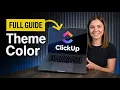 How To Change Theme Color In ClickUp Full Guide 2026