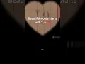 Beautiful words starts with T