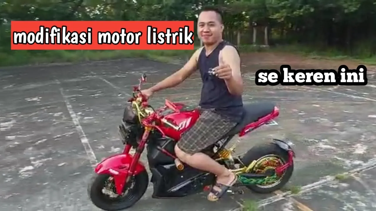 Inspirasi modifikasi motor listrik taiwan...