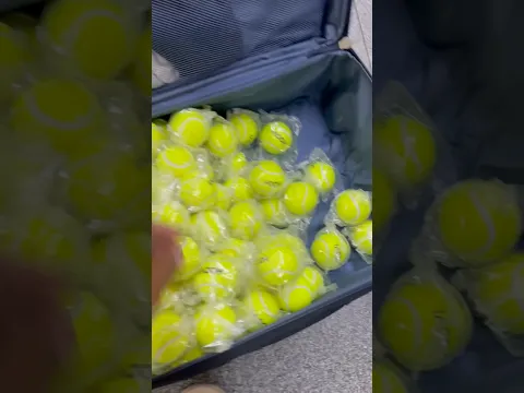 Tennis Balls in Flight