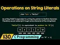 Performing Operations on String Literals