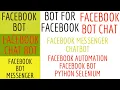 FACEBOOK BOT FACEBOOK CHAT BOT BOT FOR FACEBOOK BOT ON FACEBOOK FACEBOOK MESSENGER CHAT BOT AUTOIT