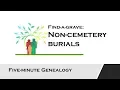 FindAGrave s non-cemetery burial memorials