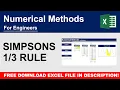 Simpson s Rule for Integration Numerical Methods for Engineers