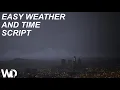 Weather And Time Script - Wellrr Development