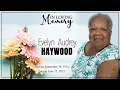 In Loving Memory of Evelyn Audrey Haywood - Obituary