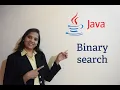 Java Tutorials 39 - Binary Search
