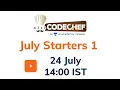 Codechef July Starters 1 Details Solution Telegram Channel