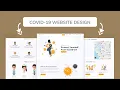 Create A Responsive Covid-19 Website Design Using HTML CSS JS BOOTSTRAP - From Scratch