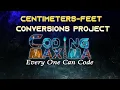 Centimeter-Feet project in JavaScript JavaScript Coding Maxima