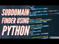 Subdomain Finder Python for ethical hacking 4