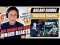 MARDUA HOLONG - OMEGA TRIO (COVER) ADLANI RAMBE FT. ASTRONI SUAKA | SINGER REACTION