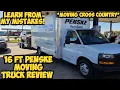 16 Ft PENSKE RENTAL TRUCK REVIEW - IN DEPTH
