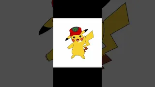 I drew Pikachu using Python Turtle Graphics